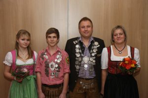 Schützenkönige Jugend 2012 - Michal Mayr und Katharina Biller