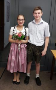 Schützenkönige Jugend 2018 - Marina Hirner und Michael Schüller