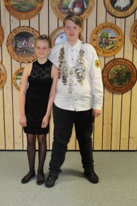 Schützenkönige Jugend 2025 - Robin Silhan und Balentina Kohl